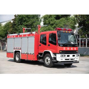 China ISUZU 4000Kgs Dry Chemical Powder Special Fire Truck with Doube Row Cabin supplier