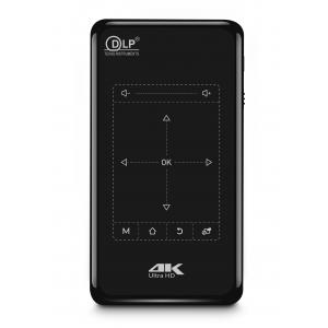 Portable Mini DLP 4K Pocket Projector Decoding 3D Playback IR Control