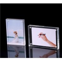 China Transparent Crystal Custom Acrylic Fabrication 20mm Acrylic Photo Frame on sale