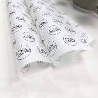 China Customized Tissue Wrapping Paper With Printed Bouquet For Clothing Gift Packaging on sale