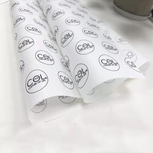 China Customized Tissue Wrapping Paper With Printed Bouquet For Clothing Gift Packaging supplier
