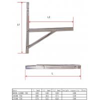 China Split Air Conditioner Mount Bracket Heavy Duty Wall Mounting Universal AC Bracket With Hardware on sale