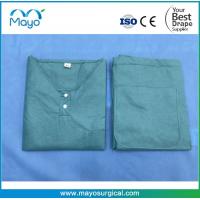 China Soft Disposable PP SMS Non Woven Medical Scrub Suit With Shirt And Pants on sale