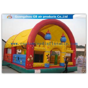 China Donald Duck & Mickey Inflatable Amusement Park For Outdoor Child Games supplier