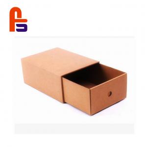 Drawer - Type Cardboard Shoe Storage Boxes Customized Size Light Weight