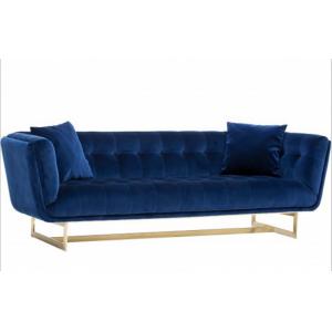 China Luxury Furniture Stainless Steel Lounge Sofa For Living Room supplier