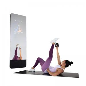 55 Inch Customized Smart Fitness Mirror For Home Yoga Dance Exercise