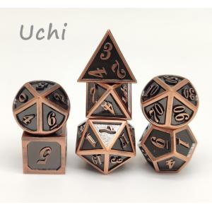 China High End Odorless Heavy Metal Dice Sets Nontoxic For Collection supplier