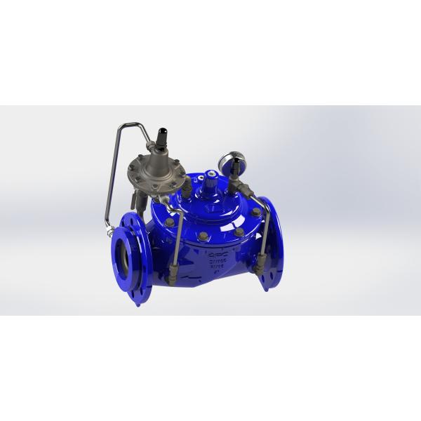 Manual Flow Control Valve with Ductile Iron Body and PN25 Pressure Rating for 0-80°F Applications Model A400