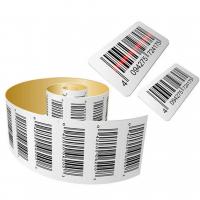 China Polyester Clothing Barcode Labels Stickers Waterproof for Beverage on sale