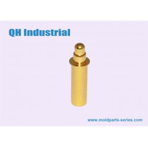 OEM 1mm 2mm 10uin 12uin 14uin Gold Plated 2.54mm Pitch Brass Single Head Micro Pogo Pin For Smart Phone Magnetic Charger