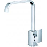 China Modern Style Kitchen Mixer Taps Chrome Finish Kitchen Basin Faucet on sale