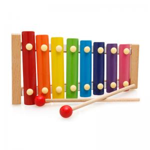 Baby Unisex Kids Wooden Xylophone Toy Music Instrument Non Toxic