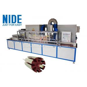 China Servo Epoxy Powder Coating Machine With The Touch Screen For Armature Rotor supplier