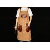 China Unisex Heavy Duty Industrial Canvas Work Apron wholesale