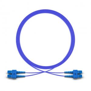 China SCUPC Armoured Fiber Optic Cable Patch Cord With Lateral Pressure Protected supplier