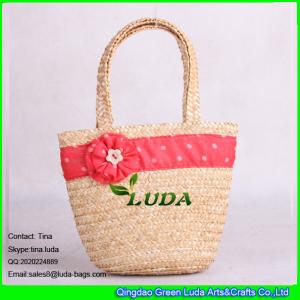 China LUDA new cute straw bag, diagonal packed mini beach bag phone key chang bag supplier