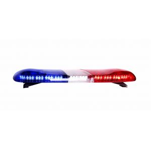 Roof Mounted Emergency Strobe Light Bar With PC Cover Aluminum Base