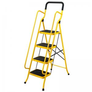 Warehouse Moveable Multi Tiers American Style Step Ladder Trolley