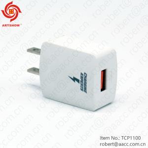 China Adaptador rápido da parede do carregador do telefone celular de USB para 100V-240V móvel supplier
