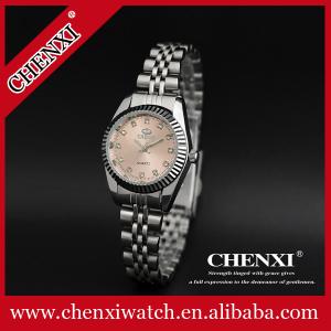 Fast Shipping Sample Order 10PCS Pink Blue Rhinestone Watch Ladies Stainless Steel Watches