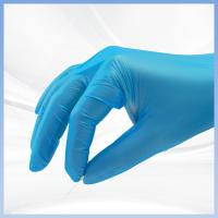 China Blue Disposable CPE Gloves Safe Hygienic Disposable Hairdressing Gloves on sale