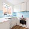 China Flat Pack Lacquer Kitchen Cabinets Matte White Custom wholesale