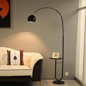 China Modern Floor Lamp LED Standing Lamp With Round Table Art Deco Living Room Sofa Reading Lights(WH-MFL-19) supplier