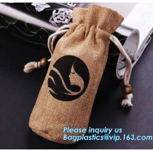 Custom cheap wedding favor gift packaging drawstring burlap jute pouch bag,drawstring jute bag burlap shopping bag new s