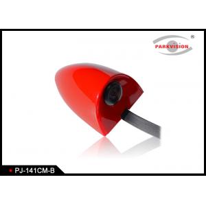 China DC 12V Universal Side Car Parking Side View Camera Wide Angle 3G1P Lens Red Color supplier