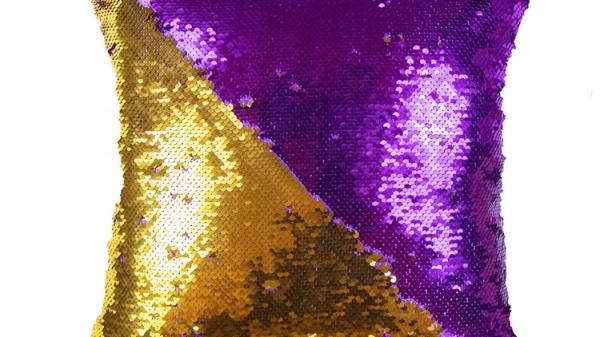 Wholesale 40x40cm Pillow Cushion Textile Fabric Pillow Cases Facebook Reversible Sequin Throw Pillows for Sublimation