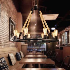 China Industrial linen pendant light For Kitchen Bar Restaurant Lighting Fixtures (WH-VP-17) supplier