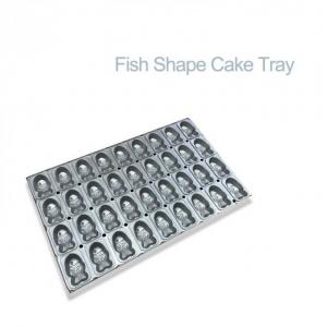 1.5mm Small Aluminium Baking Tray Orion Moist And Chewy Fish Shape Cake Tray