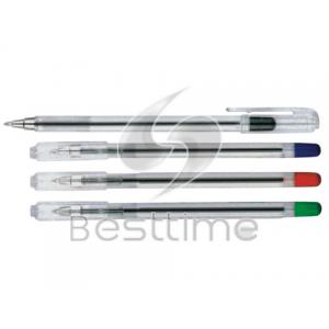 China Liquid floating Plastic Ball Pen / Ballpoint Pens with silkscreen printing MT2096 supplier