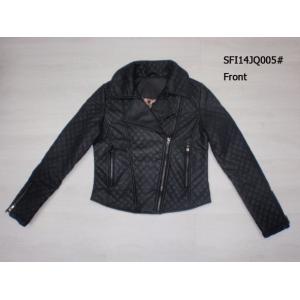 JQ005 Ladies fashion pu jackets fresh orders(coats,blouzes,tops)