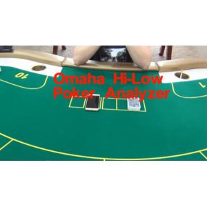 China Omaha Hi-Low Poker Card Analyzer to Know the High & Low Card Best Hand supplier