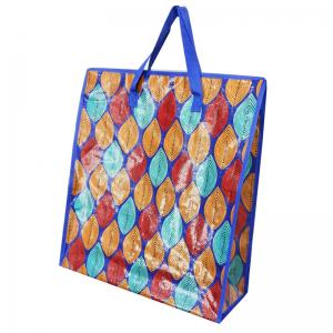 China Custom Reusable PP Woven Shopping Bag Recycle Polypropylene Grocery PP Laminated Woven Bag supplier