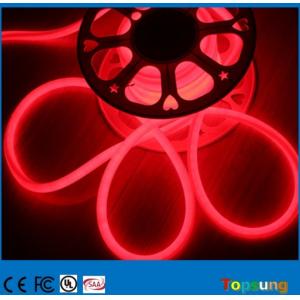 China red color 360 degree 16mm round led neon flex lights 110V IP67 for outdoor Christmas decoration supplier