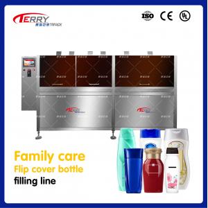 China Automatic Operation Bottle Liquid Filling Machine For Floor Mop And Dishwashing Detergent supplier
