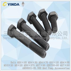 China Bolt Mud Pump Accessories M20×65 GB5780-86 M27×80 AH36001-05.35B High Strength supplier