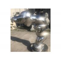 China Decoration Metal Steel Dog Sculpture, Stainless Steel Dog Sculpture on sale