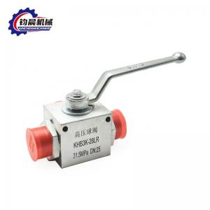 China Gas/Water/Oil Media High Pressure Hydraulic Ball Valve KHB3K-28LR with Internal Thread supplier