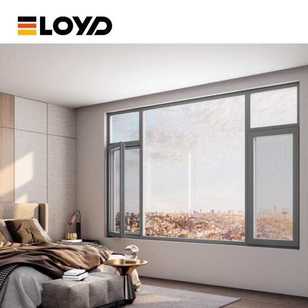 Triple-Glazed Aluminum Casement Window for Maximum Insulation