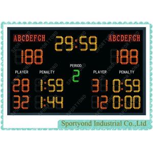 China Wireless Handball Electronic Digital LED Scoreboard With Scores display boards supplier