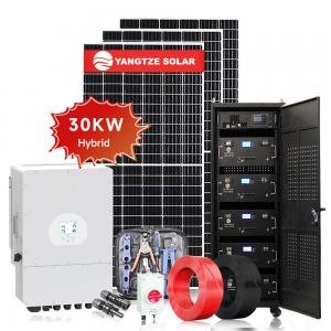 China 30KW Hybrid Solar Power System Kit MPPT Hybrid Inverter With BMS Protection supplier