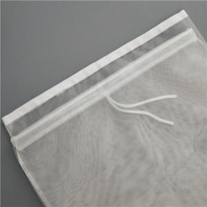 China Food Grade 25 Micron Nylon Filter Bag For Liquid Filtration Sewn Technology supplier