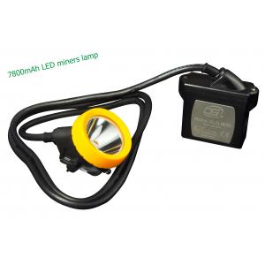 Underground LED Mining Headlamp , aluminium mining led lights waterproof
