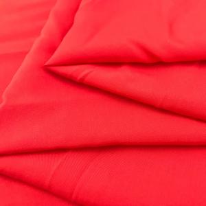 Red Dyed 40s 30% Lyocell 70% Rayon Viscose Fabric 145cm Excellent Drape