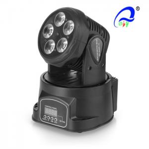 China 5pcs*15W 5 in 1 RGBWA LED Moving Head Wash Light Mini LED Stage Lighting supplier