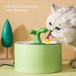 Smart Electric Ceramic Automatic Cat Feeder For Pet Drinking